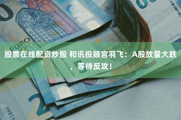 股票在线配资炒股 和讯投顾宫羽飞：A股放量大跌，等待反攻！