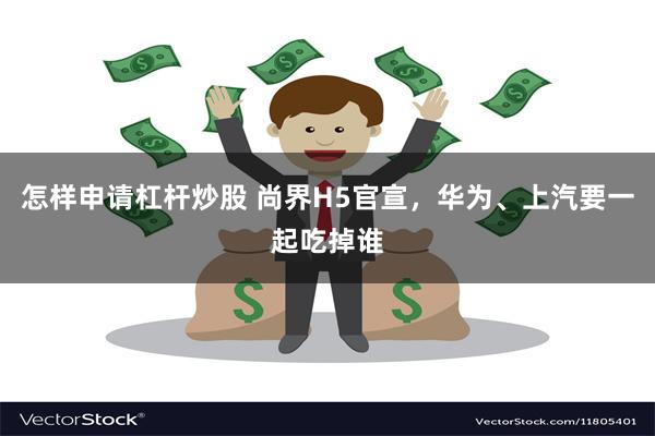 怎样申请杠杆炒股 尚界H5官宣，华为、上汽要一起吃掉谁