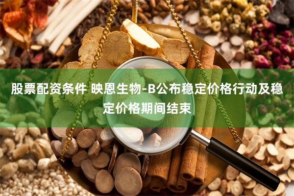 股票配资条件 映恩生物-B公布稳定价格行动及稳定价格期间结束