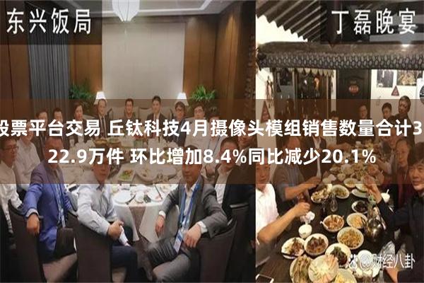 股票平台交易 丘钛科技4月摄像头模组销售数量合计3322.9万件 环比增加8.4%同比减少20.1%