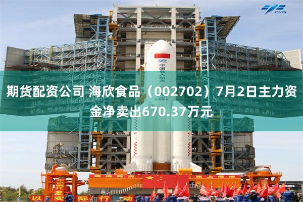 期货配资公司 海欣食品（002702）7月2日主力资金净卖出670.37万元