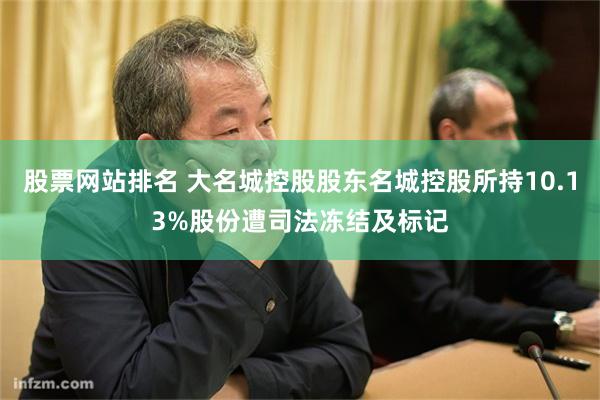 股票网站排名 大名城控股股东名城控股所持10.13%股份遭司法冻结及标记