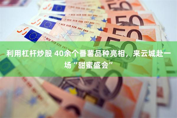 利用杠杆炒股 40余个番薯品种亮相，来云城赴一场“甜蜜盛会”