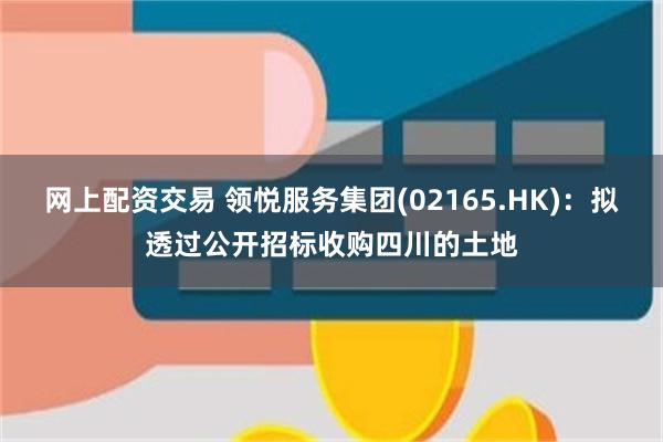 网上配资交易 领悦服务集团(02165.HK)：拟透过公开招标收购四川的土地