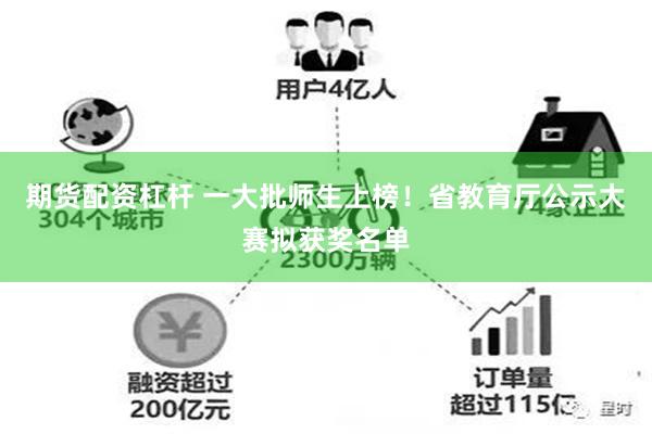 期货配资杠杆 一大批师生上榜！省教育厅公示大赛拟获奖名单