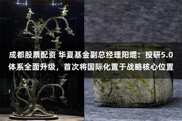 成都股票配资 华夏基金副总经理阳琨：投研5.0体系全面升级，首次将国际化置于战略核心位置