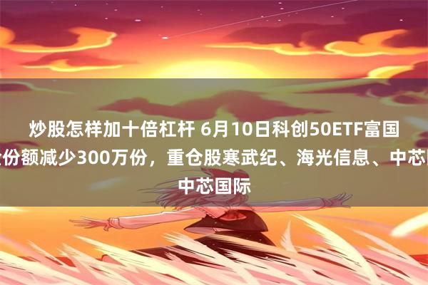 炒股怎样加十倍杠杆 6月10日科创50ETF富国基金份额减少300万份，重仓股寒武纪、海光信息、中芯国际