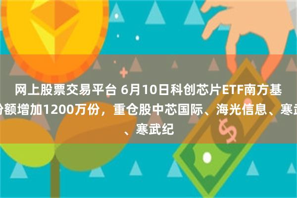 网上股票交易平台 6月10日科创芯片ETF南方基金份额增加1200万份，重仓股中芯国际、海光信息、寒武纪