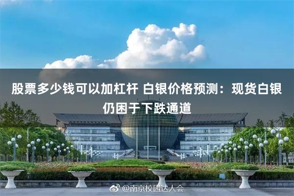 股票多少钱可以加杠杆 白银价格预测：现货白银仍困于下跌通道