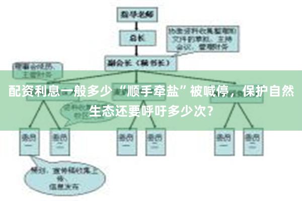 配资利息一般多少 “顺手牵盐”被喊停,保护自然生态还要呼吁多少次?