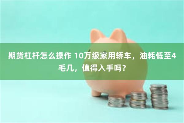 期货杠杆怎么操作 10万级家用轿车,油耗低至4毛几,值得入手吗?