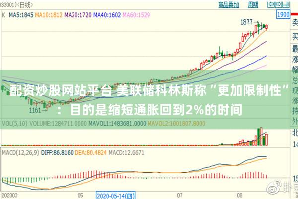 配资炒股网站平台 美联储科林斯称“更加限制性”:目的是缩短通胀回到2%的时间